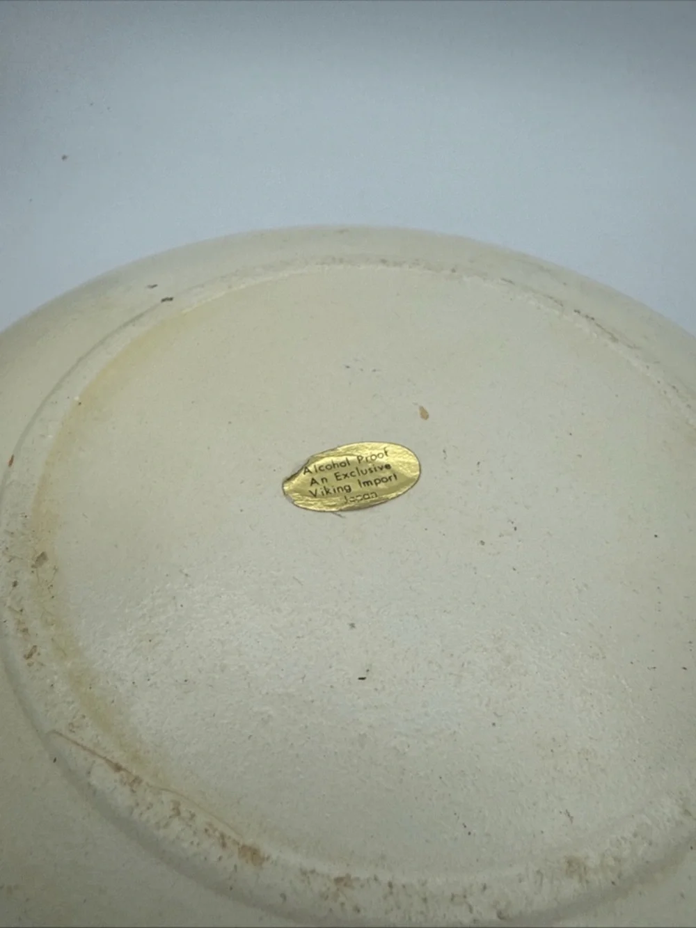 2 VTG MCM Viking Paper Mache Bowl Import Japan  Floral Pattern 9”